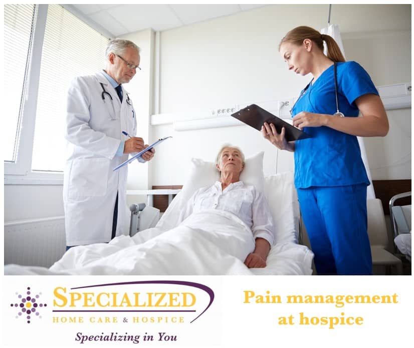Pain managament for hospice
