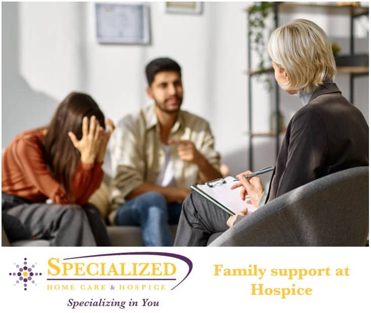 Family support at hospice